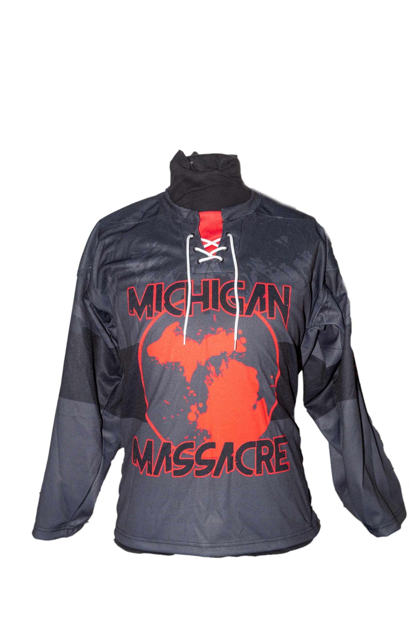 Michigan Massacre - Away Grey Jersey (Owner - Mess Bucket Comics)